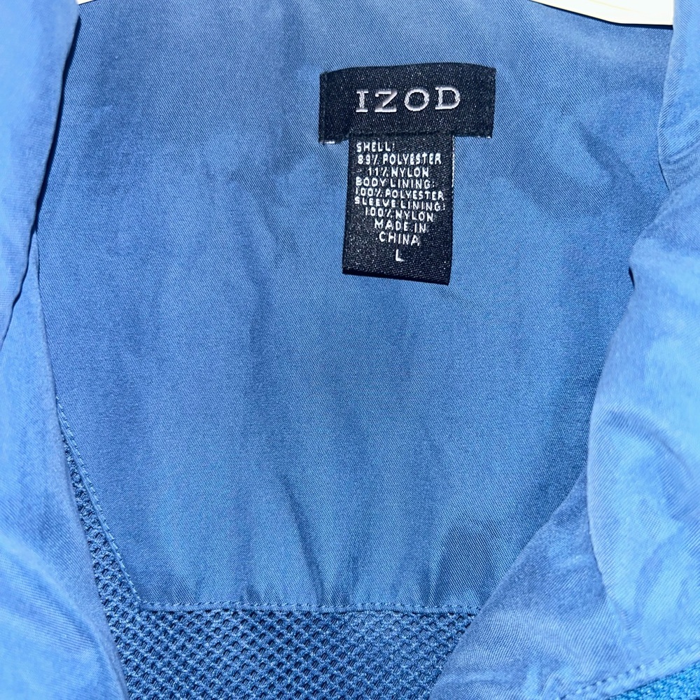 Izod Sky Blue Outerwear Vintage